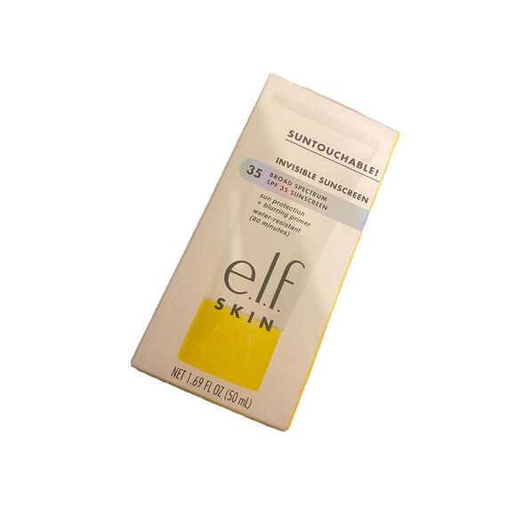 ELF Other - e.l.f. SKIN Sunscreen Suntouchable! Invisible SPF 35 - 1.7 fl oz NEW 07/25